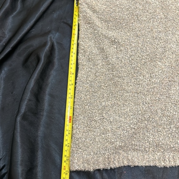 Leo & Nicole Tan Slouchy Coffey Side Ruched‎ Pullover, Cowl Neck Sweater 2XL NWT - Picture 10 of 11